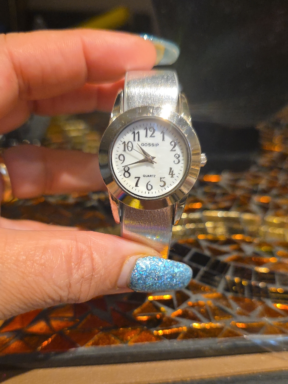 Gossip Silver Women's Watch with White Dial